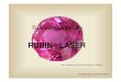 RUBIN - LASER · - der Rubin – Laser ist ein Dreiniveau – Laser - Nachteil: es müssen etwa 50% der Atome angeregt werden, damit es zu einer Überbesetzung und Lichtverstärkung