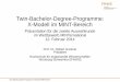 Twin-Bachelor-Degree-Programme: X-Modell im MINT-Bereich · Twin-Bachelor-Degree-Programme: X-Modell im MINT-Bereich 10 Nachweis der Machbarkeit Akquisition ausländischer Bachelor