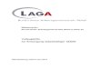 Länderarbeitsgemeinschaft Abfall (LAGA)€¦ · Mitteilung der Bund/Länder-Arbeitsgemeinschaft Abfall (LAGA) 23 Vollzugshilfe zur Entsorgung asbesthaltiger Abfälle Überarbeitung: