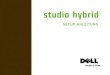 Studio Hybrid SETUP-ANLEITUNG - Dell€¦ · Hybrid herum könnte zur Überhitzung des Geräts führen. Zur Vermeidung einer Überhitzung sollten Sie sicherstellen, dass mindestens