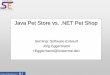 Java Pet Store vs. .NET Pet Shop - Software Engineering · (PetShop.Components) – Beinhaltet von Datenbank über Items bis zur Bestellung alles – Schweres zurechtfinden – Nachträgliches