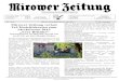 Heimatzeitung für Mirow und Umgebungmirowerzeitung.de/medien/archiv/15.07.04.pdf · Gelber Sack! Am Mittwoch, den 08. Juli 2015, ist der Ort Mirow und am Freitag, den 10. Juli 2015