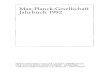 Max-Planck- Ges ells chaft Jahrbuch 1992 2012-05-22آ  Max-Planck-Gesellschaft vor den grأ¶أںten Herausforderungen
