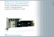 R&S®TS-PSU12 Power Supply/Load Module Four-quadrant source … · 2016-11-30 · Rohde & Schw arz R&S®TS-PSU12 Power Supply/Load Module 7 Designation Type Order number Power Supply/Load