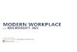 01 Modern Workplace mit M365 - Atos Access to equivalent on-premise servers (Exchange,SharePoint, Skype