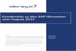 Kundeninfo zu den SAP Hinweisen vom August 2014 › wp-content › uploads › abresa-SAP-HCM...Kundeninfo zu den SAP Hinweisen vom August 2014 6 ©abresa GmbH Version: 1.0 Sachgebiet