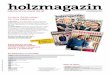 MEDIAFOLDER 2016 Das Fachmagazin für den modernen Holzbau€¦ · Kongresse 01.–04.09.2016 Nachbericht Int. Holzmesse, Klagenfurt 01.–04.09.2016 HOLZ, Basel 11.–15.10.2016