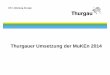 Thurgauer Umsetzung der MuKEn 2014 - energie.tg.ch › public › upload › assets › 95418... · Januar 2017 • Einführung Basisstrommix 1. Januar 2018 Ziele der vorliegende