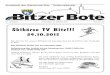 Skibörse TV Bitz!!! · holz von 58 € je Festmeter für die Heizperiode 2015/2016 fest. Brennholzbestellung (Polterholz) Alle Interessenten werden gebeten den unten stehenden Vor-druck