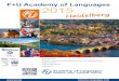 F+U Academy of Languages 2015 · Sprachkurse mit Praktikum 19 Computerkurse (MS-Office Schulung, 19 ECDL - European Computer Driving Licence) ... Zahlreiche Monumente geben Zeugnis