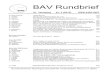 BAV Rundbrief Nr. 3 (2012) · 2018-10-27 · BAV Rundbrief 61. Jahrgang Nr. 3 (2012) ISSN 0405-5497 D. Bannuscher Liebe BAVer 153 F. Walter Beobachtungskampagne AZ Cas 154 A. Viertel