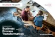 Business Process Transformation - ITS-PEOPLE · Projekt Management bei ansTr mornBesf, iounssai - t s- und IT-Projekten Organisations- und Change- Management mit Fokus „Mensch“