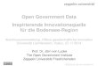 Open Government Data Inspirierende Innovationsquelle für ... › ...Open Government als Sammelbegriff für verschiedene Konzepte zur Öffnung 5 Partizipation 2.0 Zusammen-arbeit 2.0