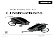 Thule Chariot Lite 1 & 2 Instructions - media.globetrotter.de · Instructions Thule Chariot Lite 1 & 2 51100482 - C. 2 51100482 - C EN IMPORTANT - KEEP THESE INTRUCTIONS FOR FUTURE