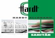 SANITR - Hardt-Allbrand...Stopfen 505x370x330x170 cm 760341 Stahlgussbecken zubehör Alu-Klapprost eckig 760342 Aufputz Wandbatterie S-Auslauf 150 mm, Chrom Stahlausgussbecken und