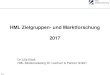 HML Zielgruppen- und Marktforschung 2017€¦ · Marktanalyse und saisongenauer Modetrendumsetzung. ... Akzeptanz von Medien ... Online und offline vernetzt, Zielorientiert –aber
