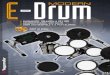 MODERN E-Drum E- · Modern E-Drum zeigt den perfekten Weg zum modernen E-Drum-Spiel. ... über einfache Koordinationsübungen und Rudiments zu kompletten Drumset-Rhythmen, Fill ins