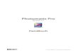 Photomatix Pro - HDRsoft · 2015-11-21 · Photomatix Pro 5.1 Handbuch 3 1.1Kameraeinstellungen • Stellen Sie Ihre Kamera auf Zeitautomatik mit Blendenvorwahl (Av, Aperture Priority),