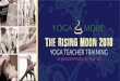 Wisdom Meditation The Rising Moon 2018 - Yoga & More · PDF file Rishikesh, Pushkar und Kulumanari ... • Seit 1999 unterrichtet sie Vinyasa Yoga Flow, Yoga für Schwangere, Yoga