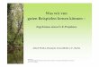 Was wir von guten Beispielen lernen könnenWorkshop: Wege zu Ökologischer Hochwasserschutz und Auenschutz – Konzepte und Beispiele aus der Praxis am 12.5.2011 in Berlin Was wir