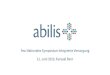 Présentation Abilis · Technologieanbieter von Abilis mit langjähriger Erfahrung in der Patienten & Medikamentenverwaltung. Zertifiziert ISO 27001 , GoodPriv@cy und VDSZ. 7 MPI