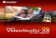Corel VideoStudio Pro 2 Corel VideoStudio Pro ユーザーガイド ます。Corel VideoStudio Pro を開くと、編集ワークスペースとライ ブラリに直接移動します。ライブラリは、ビデオクリップ、写真、ミュージックなどすべて