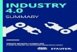 Industry 4.0 Summary - Staufen AG€¦ · While the Index made great strides between 2014 and 2015, development slowed down last year. In mechanical and plant engineering 71 % In
