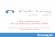 BOARD Training 2018 2019 · 02. – 03. April 2019 14. – 15. Mai 2019 11. – 12. Juni 2019 ... • MS Office 2007 oder höher • MS Access Termine 06. – 08. November 2018 04