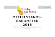 MITTELSTANDS- BAROMETER 2018€¦ · Microsoft PowerPoint - MSt-Barometer_Gallup&Online_201822806_PPT_Lusak Consuling_Lobbying-Mittelstand fuer PK Created Date: 20181008174703Z 