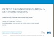 OFFENE BILDUNGSRESSOURCEN IN DER WEITERBILDUNGprojekt.iwwb-files.de/Steuerungsgremium/Gremium 2017/ppt... · 2017-03-28 · Dossiers: OER in der Erwachsenen- und Weiterbildung 1
