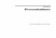 Handbuch Presentations · sign für Ihre Präsentation zu finden und dadurch viel Zeit zu sparen. Große Palette an Funktionen zum Formatieren von Text Eingebaute Gliederungsansicht