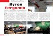 Information Byron Ferguson · Byron Ferguson Der wohl bekannteste Trickschütze war zu Gast in Graz. Vor rund 150 Zusehern bot er Langbogen-Kunst vom Feinsten. E rwin Leth, selbst