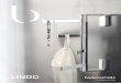 LINDO - bodenschatz.ch€¦ · LINDO Kleiderboy Glashalter, Klarglas Doppelglashalter, Tritanglas unzerbrechlich WC-Papierhalter mit Ablage Badetuchstange, 3-fach, mit beweglichen