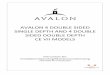 AVALON 4 DOUBLE SIDED SINGLE DEPTH AND 4 DOUBLE SIDED ...€¦ · The Avalon 4 Double Single and Double Double have been recommended as suitable for use in smoke control areas when