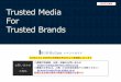 Trusted Media For Trusted Brands - 日経マーケティ ... Trusted Media For Trusted Brands 【お知らせ】2020年1月新規お申込分より新価格となります ＊＊掲載申込前にご注意いただきたいこと＊＊