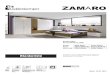 ZAMARO · 2015-03-17 · Konstruktions-, Farb- und Materialänderungen im Rahmen des technischen Fortschritts bleiben uns als Lieferant vorbehalten. Alle Maßangaben sind circa Maße