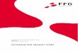 LEITFADEN FÜR PROJEKT - FFG · 2020-02-06 · Projekt.Start soll helfen, eine fundierte Basis für qualitativ hochwertige F&E-Projekte von österreichischen KMU im Basisprogramm