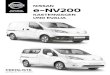 NISSAN e-NV200 ... Ausstattungsvarianten e-NV200 EVALIA Preis exkl. MwSt. mit Batteriekauf: ab â‚¬ 36.498,â€“