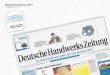 Media-Informationen 2015 - handwerk magazin...Wiesbaden 24.300 2,20 € Hessen-Kombi 71.300 5,76 € Sonderpreise für Kombinationen Rhein-Main/Wiesbaden 55.100 3,83 € Kassel/Wiesbaden