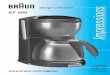 KF600 NA S01 Seite 1 Montag, 17. November 2003 1:39 13 n 10 7 … · 2016-02-16 · clean it in a dishwasher. • Before you start preparing a new carafe of coffee, always allow the