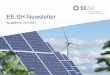 EE.SH-Newsletter · 3 Juni 2017 Inhalt EE.SH Newsletter 4/ Juni 2017: Inhalt Editorial EE.SH aktuell Netzwerkagentur bekommt eine neue Leitung Windcomm-Stammtisch: Offshore und E-Mobility