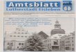 Amlliches Mitteiluogsblatt der Lutherstadt Eisleben mit den … · 2015-08-14 · Sonntag, den 26.03.2006, festzulegen. Sofern eine Stichwahl durchzuführen ist, wird als Wahltag