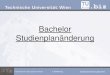 Bachelor Studienplanänderung - BIZ · 2015-03-04 · .BIZ Fachschaft für Bauingenieurwesen Studienplanänderung Bachelor Studienkommission (STUKO) •wichtigstes Gremium, in dem