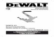 DWMFN-201 1-800-4- DeWALT · 3/4” flooring. Two additional foot plates are included with this tool to accommodate 1/2” and 5/8” flooring. Flooring products will vary and the