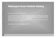 Motorsport Event Module Katalog HEIDFELD-RACING.DE Kopie · Motorsport Event Module Katalog Sehr geehrte Kunden & Motorsportfreunde, in unserem Motorsport Event Katalog finden Sie