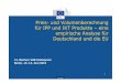 Preis- und Volumenberechnung für IPP und IKT Produkte ... · für IPP und IKT Produkte – eine empirische Analyse für Deutschland und die EU 12. Berliner VGR-Kolloquium Berlin,