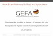 Neue Exportförderung für Food and Agriproducts€¦ · © GEFA e.V. committed to export - 0 200 400 600 800 1.000 1.200 2009 2010 2011 2012 2013 2014 — meat and sausages — milk