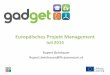 Europäisches Projekt Management - Gadget · Für die Auswahl sind zwei Kriterien von besonderer Bedeutung: ... Rolle der KMU´s ... ©2006 Google . Projektzusammenfassung … von