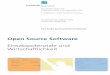 Open Source Software: Einsatzpotentiale und Wirtschaftlichkeitwiki.iao.fraunhofer.de/images/6/63/Fraunhofer-Studie... · 2018-10-23 · Open Source Lösungen haben in den letzten