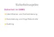 Sicherheit im DBMS - Uni Koblenz-Landaustaab/lehre/ws0405/db1/Kapitel12… · Sicherheitsaspekte Identifikation und Authentisierung Autorisierung und Zugriffskontrolle Auditing Sicherheit